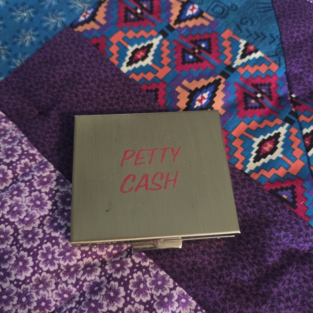 Gold Petty Cash Box